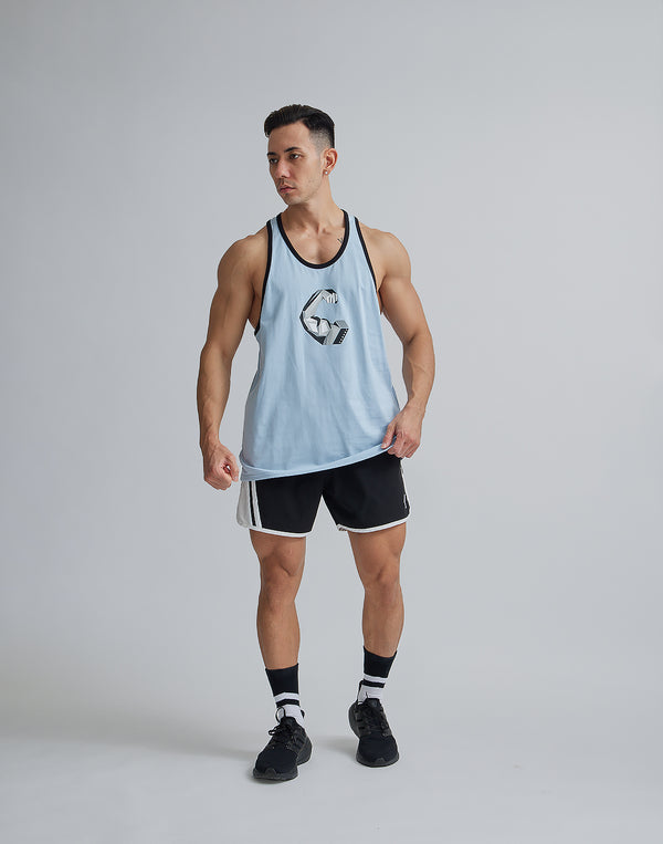 CRONOS BICEP LOGO TANKTOP [POWDER BLUE]