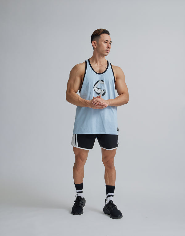 CRONOS BICEP LOGO TANKTOP [POWDER BLUE]