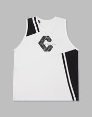 CRONOS×OLYMPIA 2LINE TANKTOP【WHITE】 - クロノス CRONOS Official Store