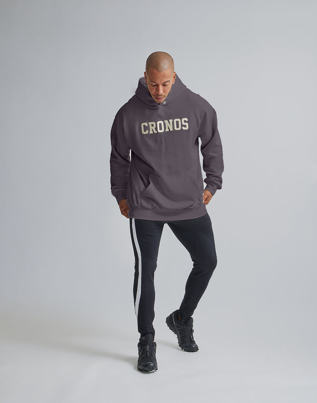 CRONOS SERIF LOGO HOODIE【CHARCOAL】 - クロノス CRONOS Official Store