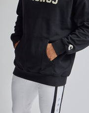 CRONOS SERIF LOGO HOODIE【BLUE GRAY】