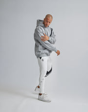 CRONOS 2LINE HOODIE【T.GRAY】