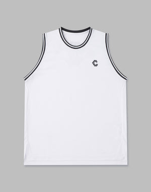 CRONOS BLUR LOGO TANKTOP【WHITE】