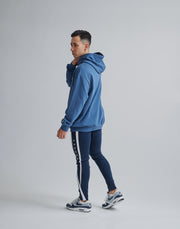 CRONOS SERIF LOGO HOODIE【BLUE GRAY】