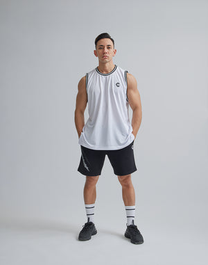 CRONOS BLUR LOGO TANKTOP【WHITE】
