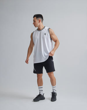 CRONOS BLUR LOGO TANKTOP【WHITE】