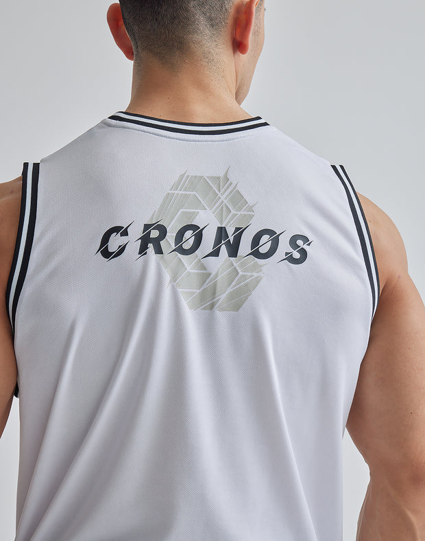 CRONOS BLUR LOGO TANKTOP【NAVY】