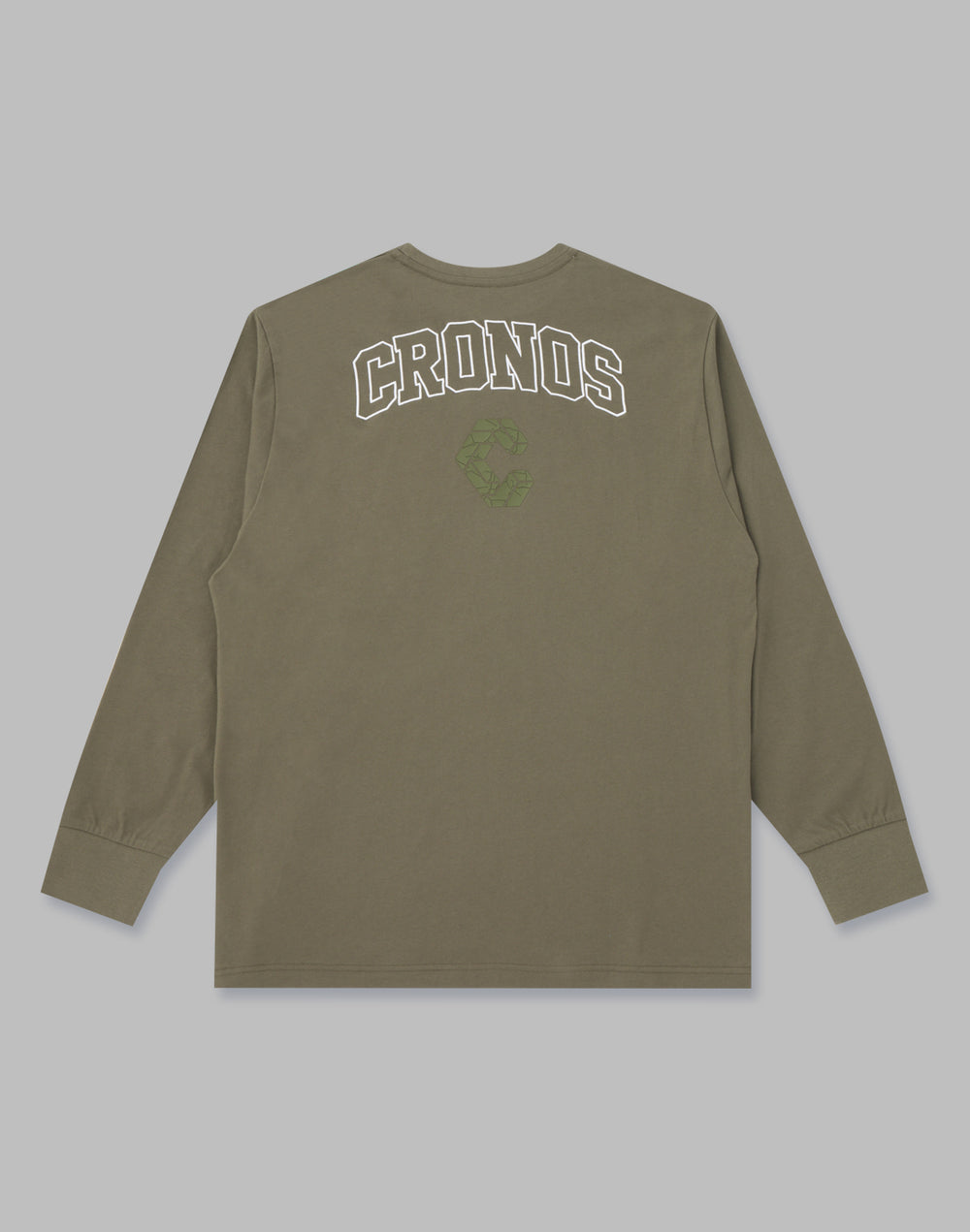 CRONOS 後背LOGO長袖衫 [卡其色]