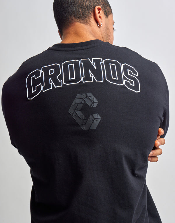 CRONOS 後背LOGO長袖衫 [卡其色]