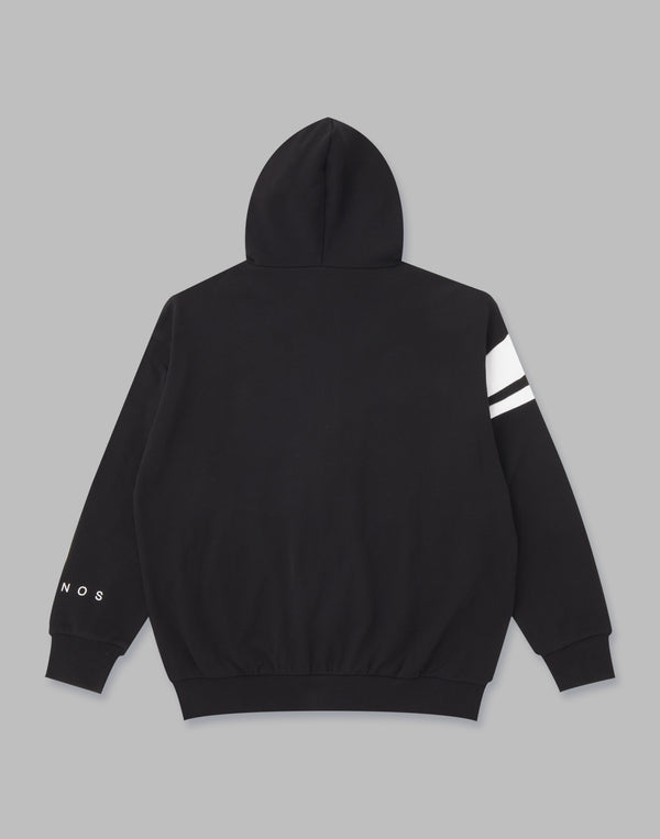 CRONOS FACING LOGO ZIP HOODIE [BLACK]