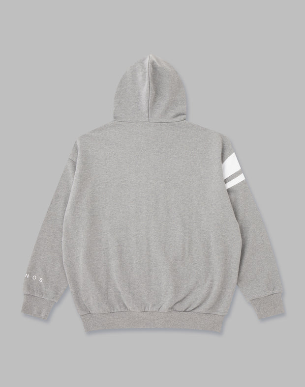 CRONOS FACING LOGO ZIP HOODIE【T.GRAY】