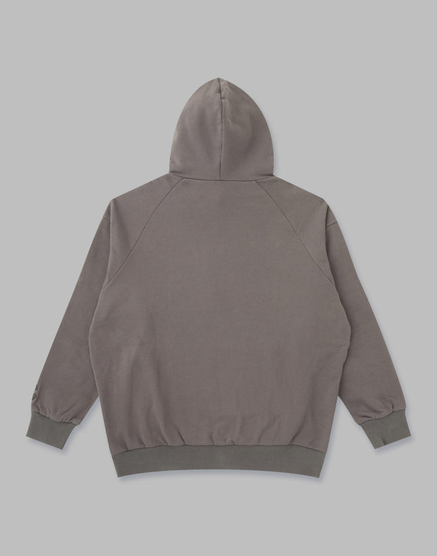 CRONOS UNLEADED LOGO HOODIE【CHARCOAL】
