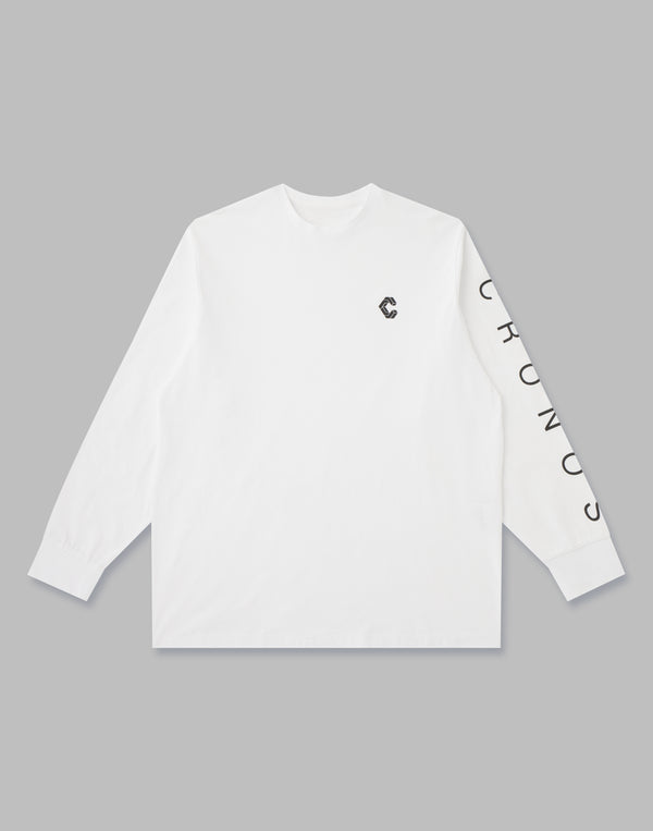 CRONOS LOGO長袖 [白色]
