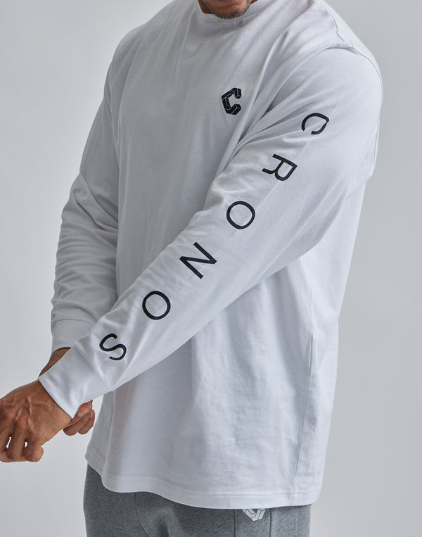 CRONOS LOGO長袖 [白色]