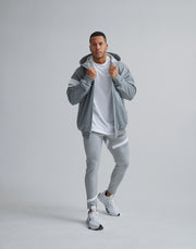 CRONOS FACING LOGO ZIP HOODIE【T.GRAY】