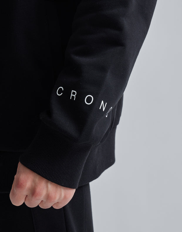 CRONOS FACING LOGO ZIP HOODIE【T.GRAY】
