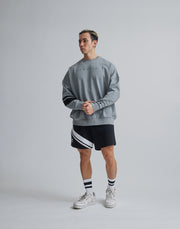 CRONOS 2LINE SWEAT TOP【T.GRAY】