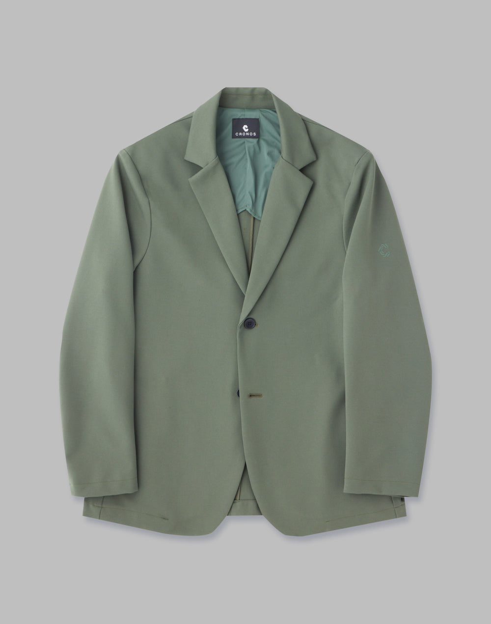 CRONOS BACK LOGO STRETCH JACKET [KHAKI]