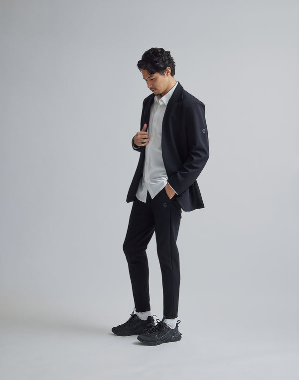CRONOS BLACK COLLAR LESS STRETCH JACKET [BLACK]