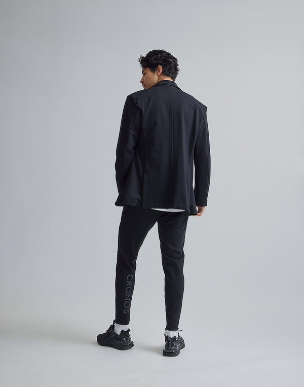 CRONOS BLACK COLLAR LESS STRETCH JACKET [BLACK]