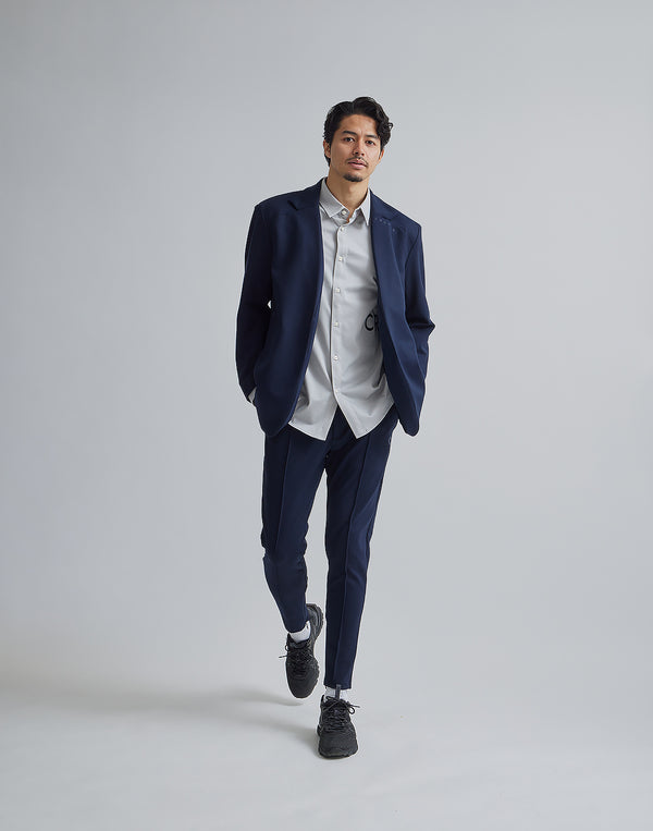 CRONOS BLACK COLLAR LESS STRETCH JACKET [NAVY]