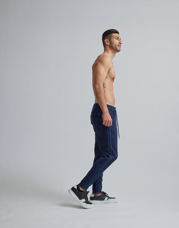 CRONOS BLACK STRETCH DENIM【NAVY】