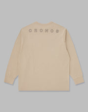 CRONOS 2LINE LONGSLEEVE【BEIGE】