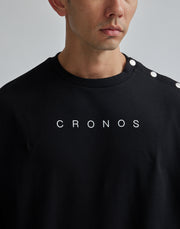 CRONOS BUTTONED SWEAT TOP【T.GRAY】