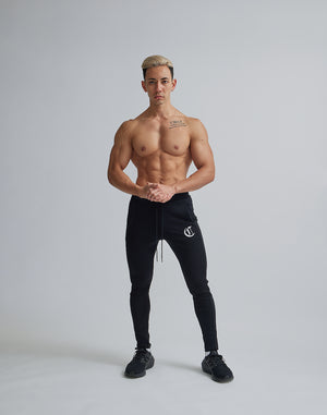 CRONOS BLACK LETTER LOGO PANTS [BLACK]