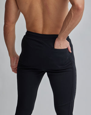 CRONOS BLACK LETTER LOGO PANTS [BLACK]