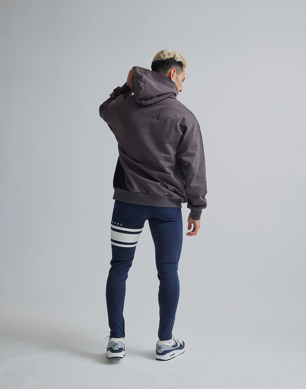 CRONOS SWITCHING PRINT HOODIE【CHARCOAL】