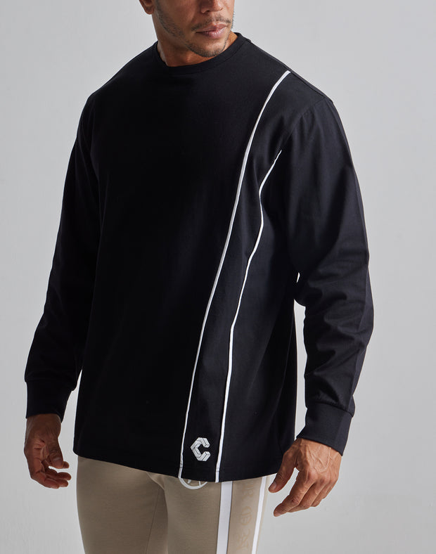 CRONOS 2LINE LONGSLEEVE【KHAKI】