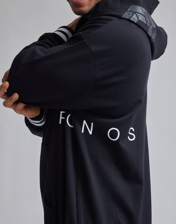 CRONOS KINIT RIB HOODIE【T.GRAY】