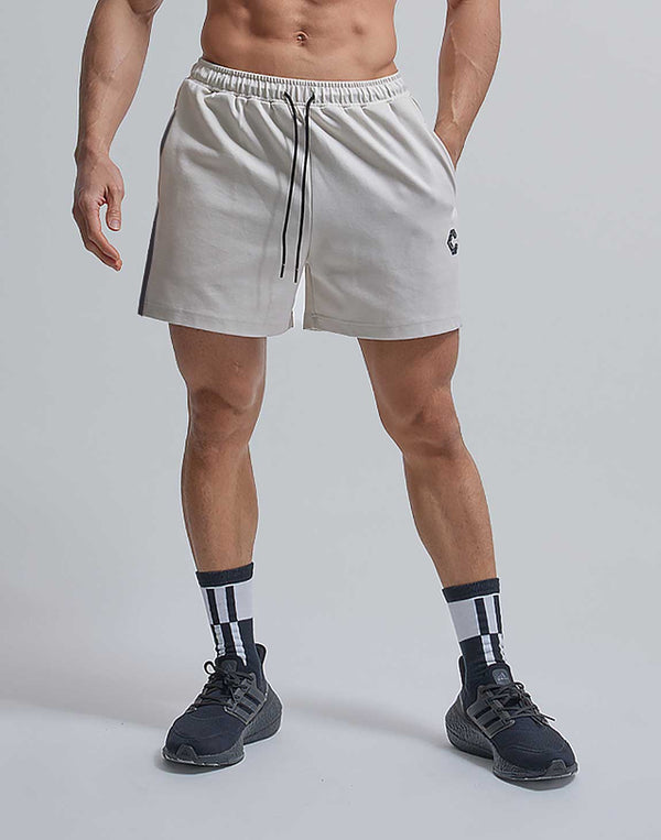 CRONOS SIDE LOGO 2LINES SHORTS [CREAM]