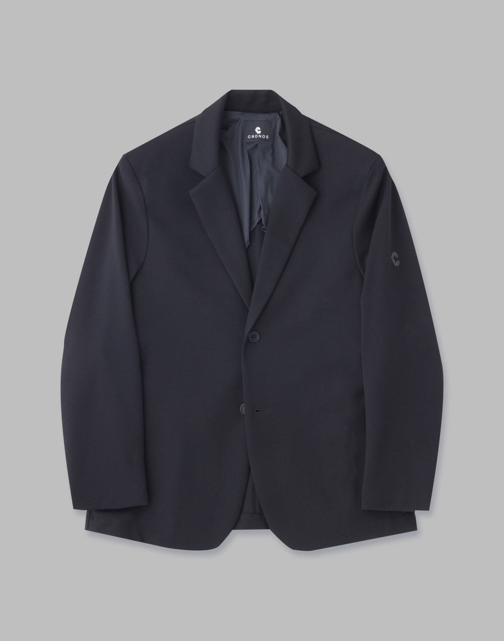 CRONOS BACK LOGO STRETCH JACKET [BLACK]