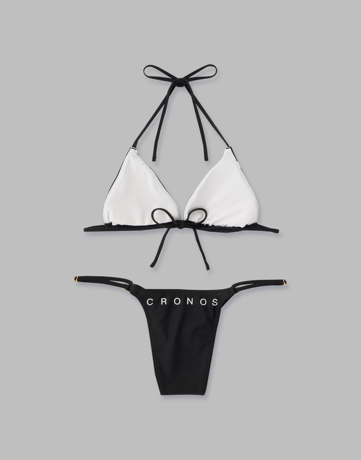 CRONOS WOMEN 2STRIPES BIKINI【BLACK】 – クロノス CRONOS