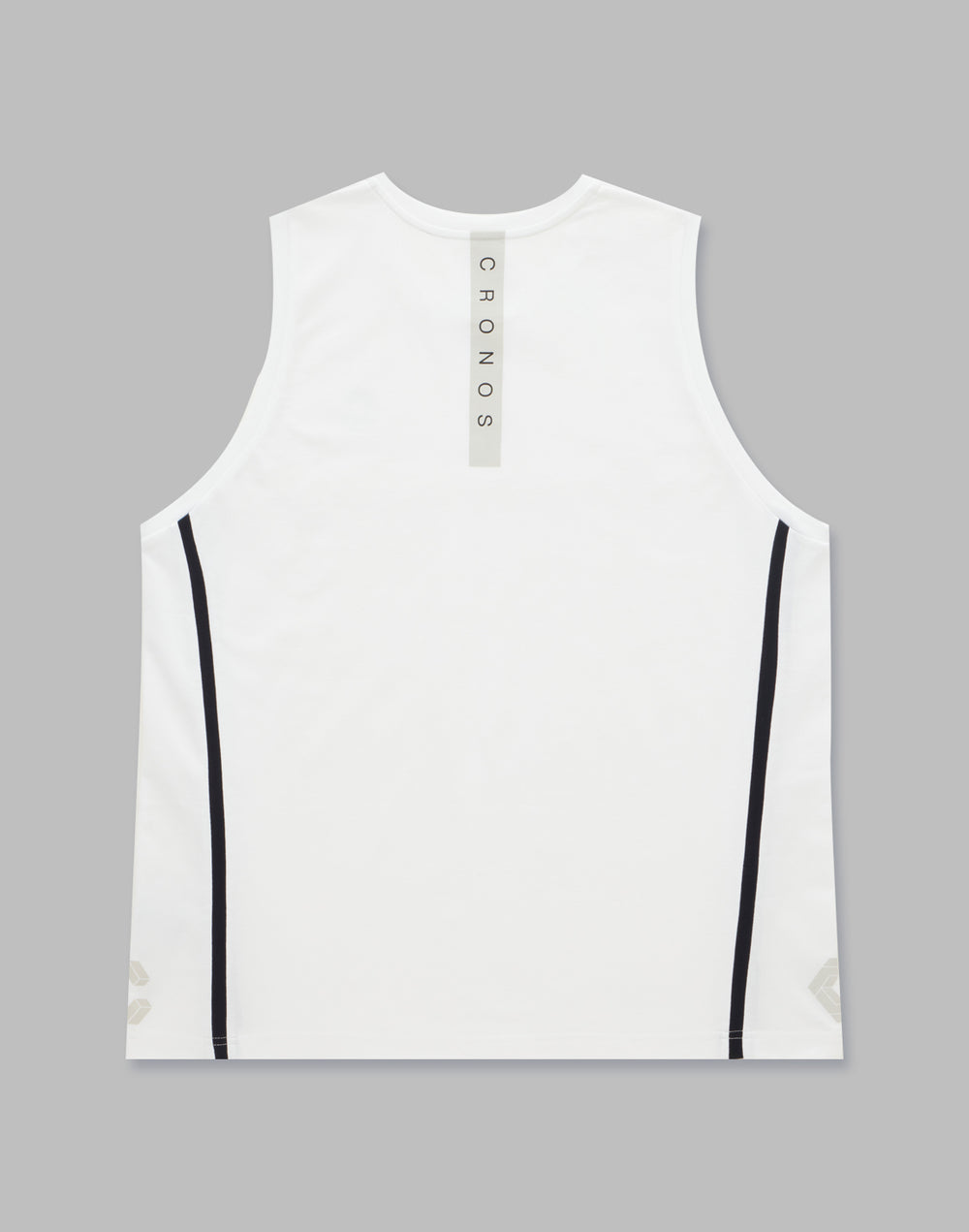 CRONOS 2LINES TANKTOP【WHITE】