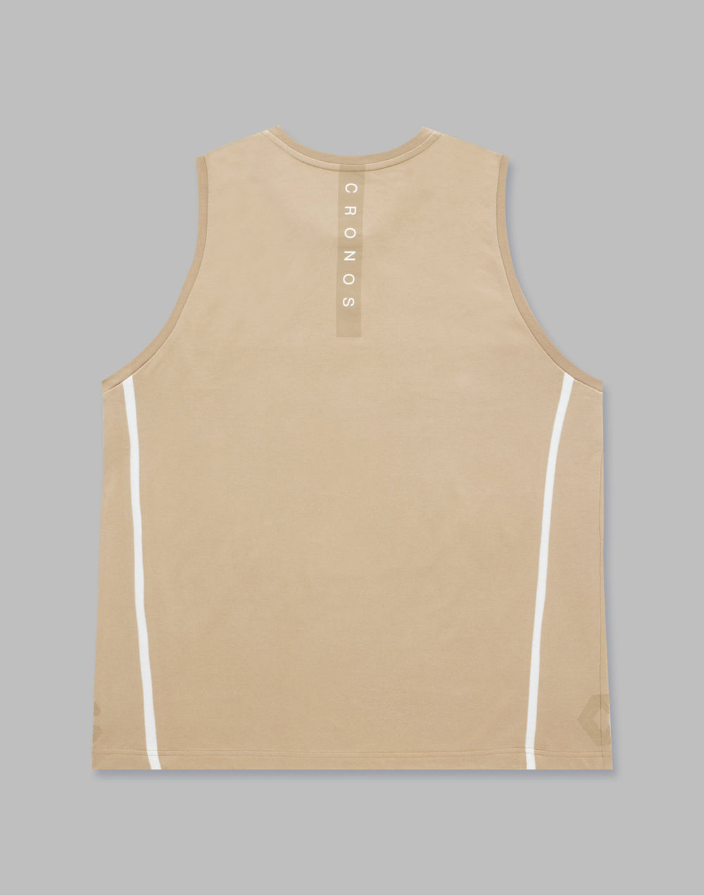 CRONOS 2LINES TANKTOP【BEIGE】