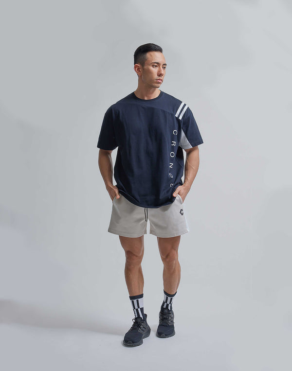 CRONOS SIDE LOGO 2LINES SHORTS [CREAM]