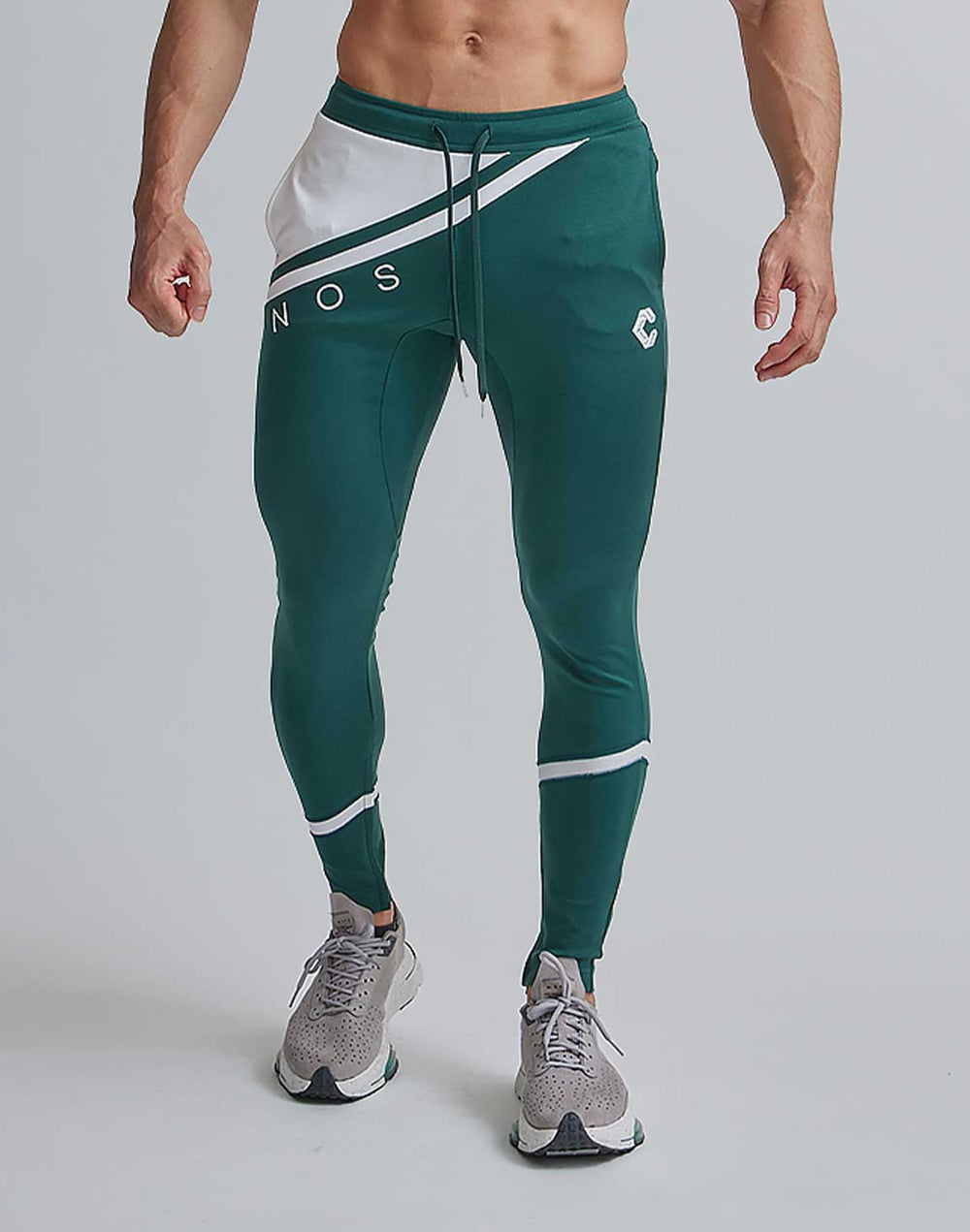 CRONOS TITLED LINE LONGPANTS【GREEN】